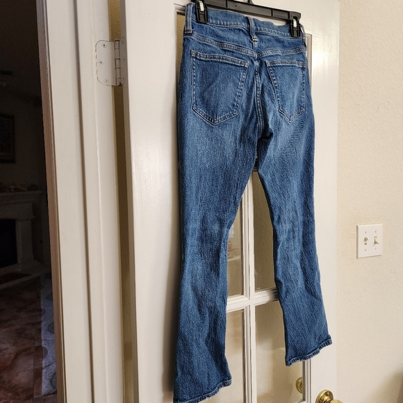 J.Crew Demi Boot Crop Jeans Women’s 24 Blue Mid Rise Cropped Denim - Picture 4 of 16